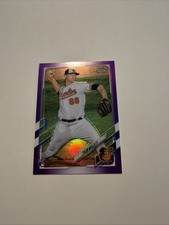 2021 Topps Chrome Update Series - Tyler Wells Purple Refractor RC #USC83