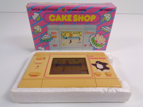 Pastelería Vintage Bandai Electrónico LCD Portátil Digital Juego Hecho en Japón - Imagen 1 de 21