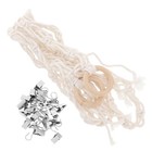 Cotton Rope Stuffed Animal Holder Hanging Storage Rack With Multiple Hooks
