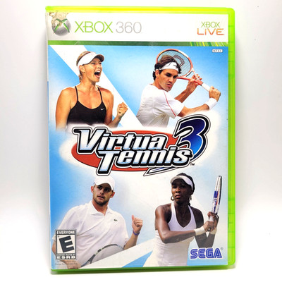 Virtua Tennis 3 - Microsoft Xbox 360 - TESTED AND WORKING!  - READ VIEW PICS!
