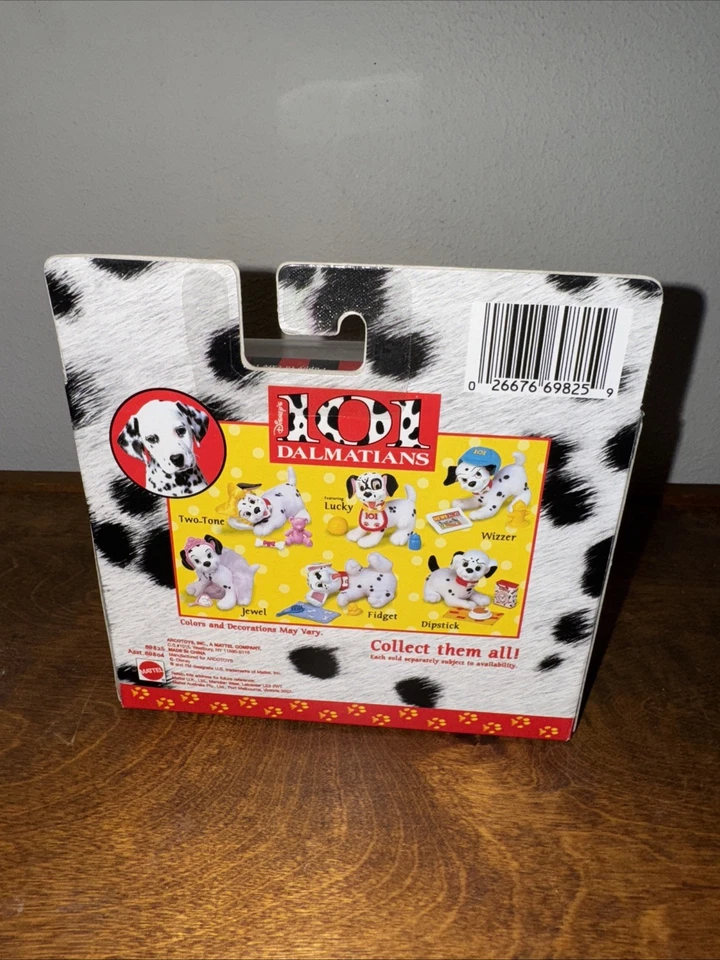 Nuevo 101 Dálmatas Disney Mattel Cachorro “Suerte” Para Cuidar y Amar NRFB Foto 3 de 4