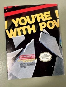 Gyromite (Nes)(1985) & Duck Hunt (Nes)(1985) 5 Screw w Nintendo Power Poster.