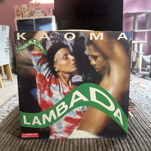KAOMA LAMBADA (1989) 3 Track 12" Single Picture Sleeve Vinyl Record Latin CBS UK