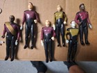 Vintage Set of 6 Star Trek Next Generation 1988 Galoob Action Figures New