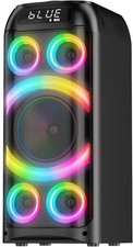 Bluetooth Speaker, 160W Peak Powerful Loud Stereo Sound Deep Bass Wireless