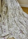 FABULOUS COUNTRY COTTAGE QUALITY FLORAL TEXTURED FABRIC CURTAINS