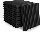12 Pack Set Acoustic Foam Panels, Studio Wedge Tiles, 2" X 12" X 12" Acoustic F