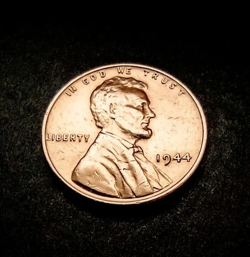 1944  Lincoln Wheat 1¢ Cent Coin   Very Good VINTAGE Condition   FREE SHIPPING!