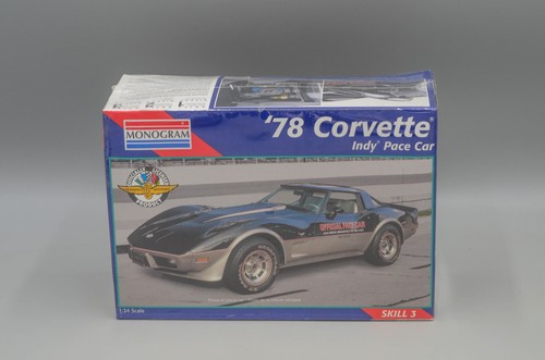 Monogram 1:24 Corvette '1978 Indianapolis 500 Pace Car' Kit - Sealed