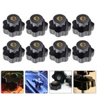 12pcs Plum Blossom Shaped Screw Thread Knob Screw-on Handle Clamping Knob