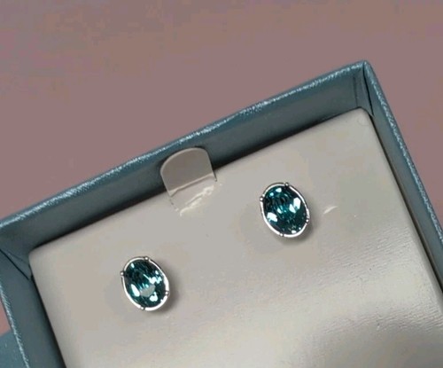Orecchini Swarovski Turchese Cristallo Touchstone - Foto 3 di 3