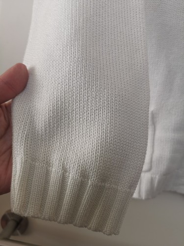 Rabe, Strickjacke, Cardigan, Gr. 46, Baumwollmischung, Weiß - Bild 6 von 10