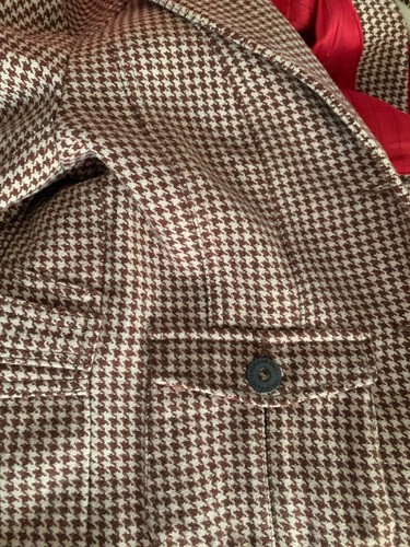 American Eagle Blazer Jacket Womens Size M Houndstooth Wool Blend Casual - Picture 10 of 10