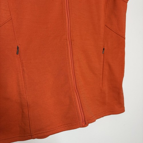 Ibex 100% Merino Wool Orange Shak Vest Women's Size Medium Outdoors - Picture 3 of 7