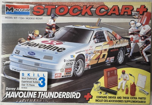 Monogram Alan Davey Allison’s Havoline Thunderbird Scale 1:24 Stock Model Kit