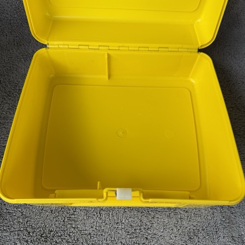 Vintage 1983 Rainbow Brite Plastic Yellow Lunch Box No Thermos Cartoon Retro - Picture 9 of 10
