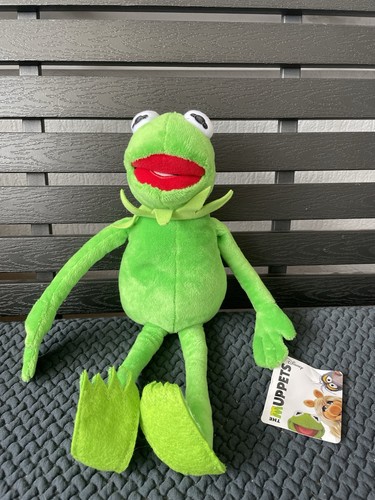 Disney The Muppets Kermit The Frog Authentic Plush Stuffed Toy Sesame Street - Picture 7 of 11