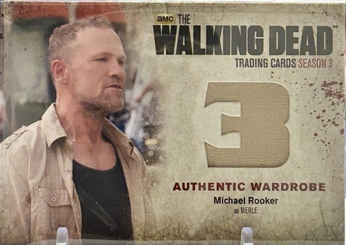 🤺🔥 2014 Walking Dead “” MERYL “ Staffel #3 Garderobenkarte #M33