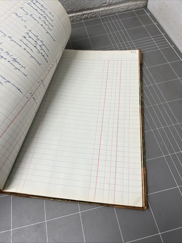 VINTAGE ANTIQUE LEDGER 1920s HANDWRITTEN JOURNAL WILLIAM MCPHERSON PREMIER VIC - Picture 7 of 19
