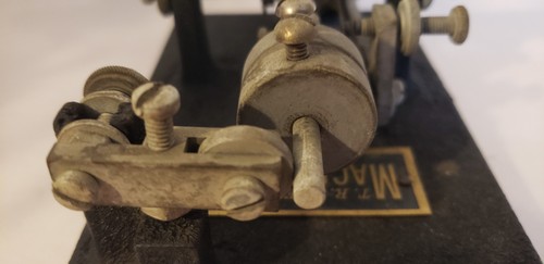 Vintage TR McElroy's Mac Key Telegraph Apparatus #5892 1930s - Picture 13 of 16