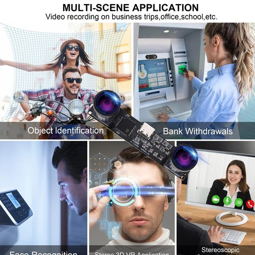 Synchronisierte 3D-Stereo-VR-USB-Kamera 3840X1080P 4MP 60Fps -USB-Dual-Kame3115 - Afbeelding 6 van 6