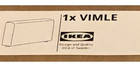 COVER for IKEA VIMLE WIDE Armrest in VELVET Djuparp Dark Blue 805.579.38 RRP £70