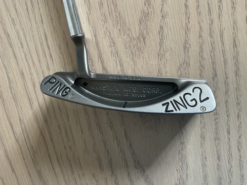 PING ZING 2 STAINLESS STEEL PUTTER 35.5 PINGMAN GRIP SUPER MINT! - Picture 3 of 7