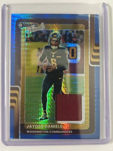 2025 Donruss Optic Jayden Daniels Blue Hyper (RAW)