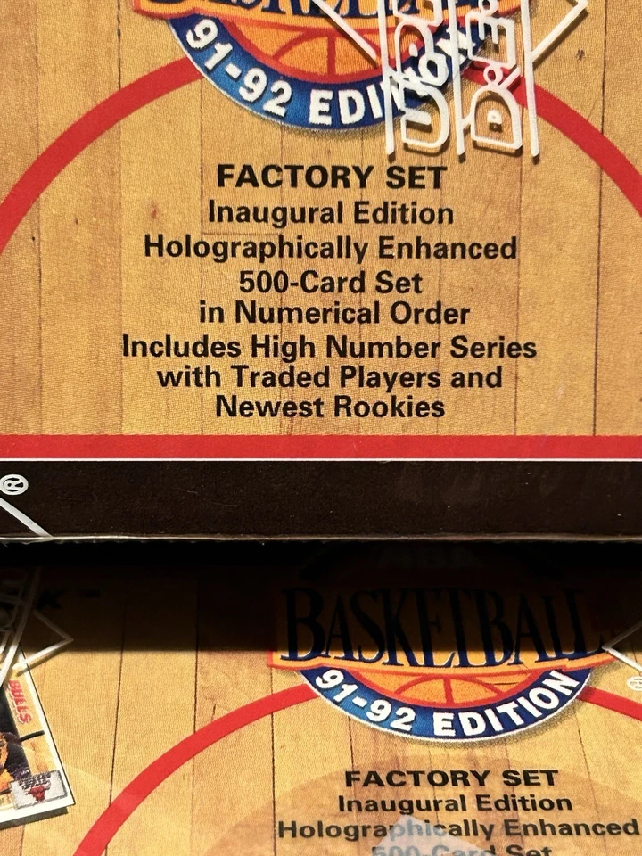 Juego de fábrica de baloncesto de cubierta superior 1991-1992 caja de cera sellada nuevo/nunca abierto L2 Foto 3 de 4