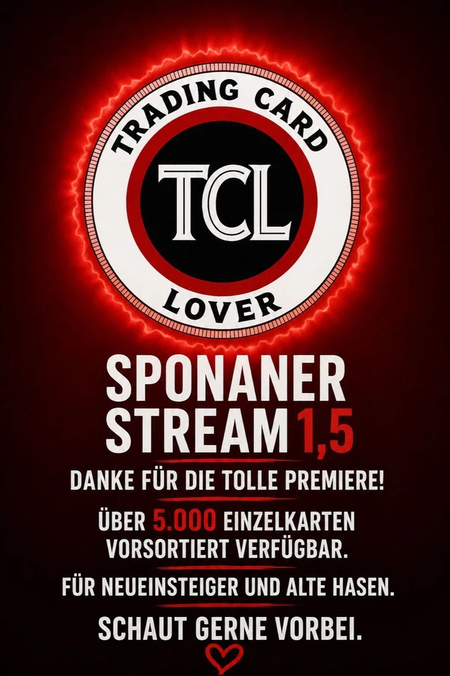 Spontaner Late-Night-Stream mit über 5.000 Sportkarten :-)