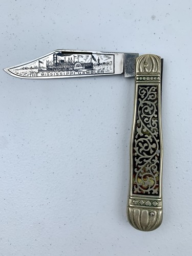 J.W.  Hickey And Sons Mississippi Gambler Antique Clip Point Knife - Picture 1 of 17