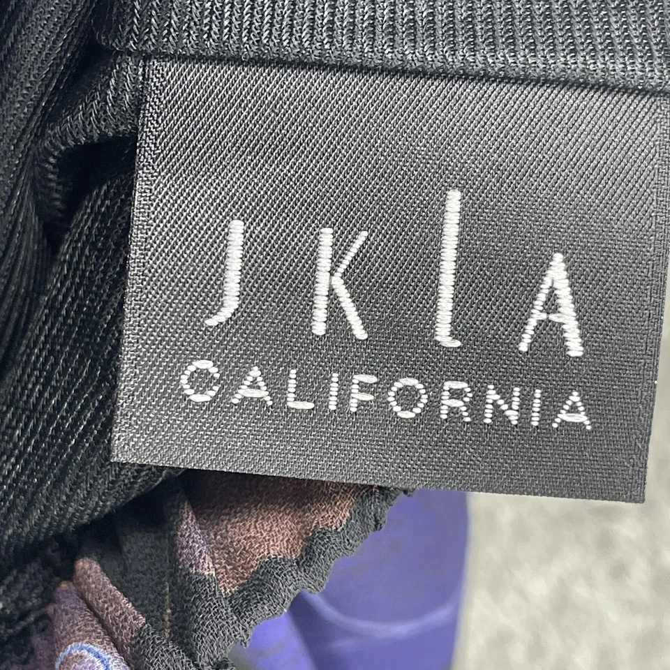 JKLA California Boho Maxi Skirt Women Career Preppy Floral A Line Flowy Size M - Image 3 of 4