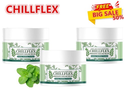 CHILLFLEX Menthol Soothing Cream Joint Activities Throughout The Body 3.5oz - Picture 20 of 23