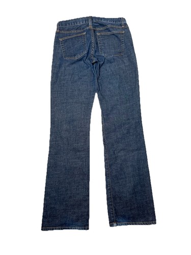 J. Jeans donna Crew Bootcut lavaggio scuro taglia 27 Y2k vita bassa made in USA elasticizzato - Foto 2 di 11