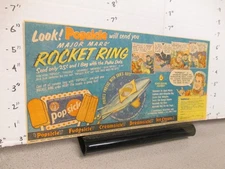 newspaper ad premium ring 1952 Popsicle Major Mars space rocket ship SGT PRESTON