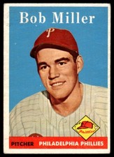 1958 Topps Bob Miller Philadelphia Phillies #326