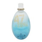 D8x15" Lidded Bottle Blue White Indoor Outdoor Home Decor Tabletop Decoration