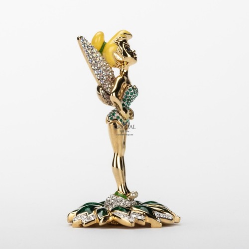 Arribas Disney Figurine with Swarovski Crystals Tinkerbell plus Plaque - Picture 5 of 6