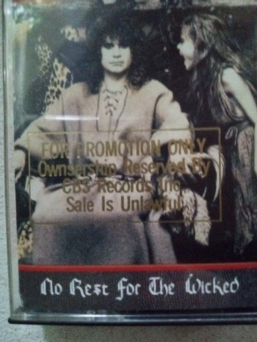 Ozzy Osbourne, No Rest For The Wicked, Cassette Tape, 1988, CBS Records, Promo - Picture 8 of 8