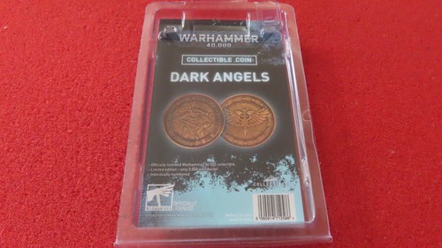 Games Workshop Warhammer 40,000 Dark Angels Limited Edition Coin 40k WH40K New - Picture 3 of 3