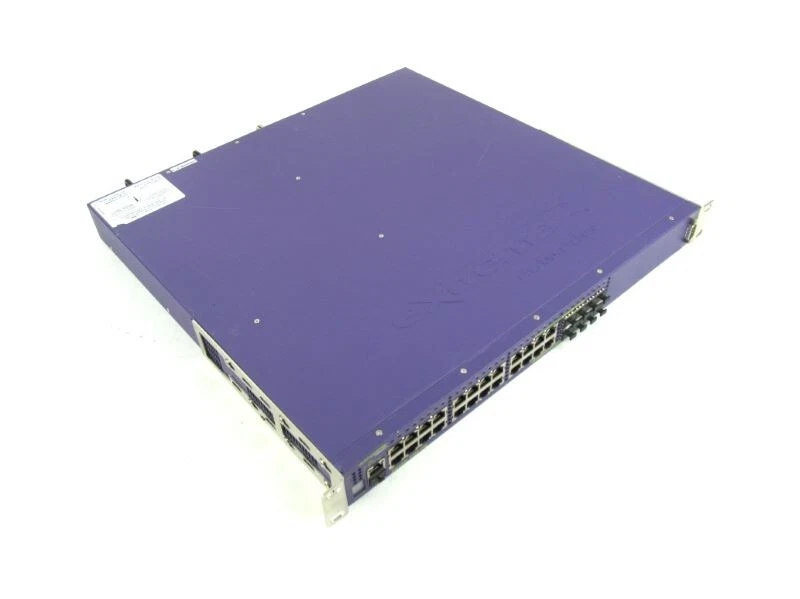 Extreme Networks X460e-24p 24-Port PoE Gigabit Switch w/2 Pwr & 2-port 10GB SPF+ - Image 3 of 4
