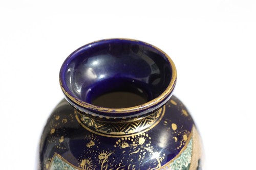 Satsuma earthenware vase - Foto 6 di 10