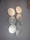1973 25 Cents Canada Coin - Nice World Coin ! Lot Of 7 Coins