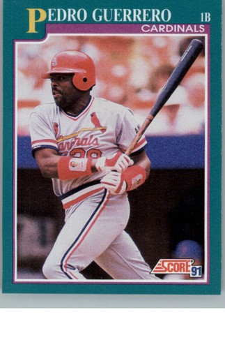 1991 Score Baseball (1-200) -YOU PICK THE CARD - Picture 280 of 401