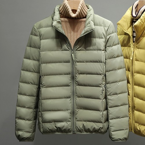 Women Coat Ladies Duck Down Jacket Ultralight Stand Collar Puffer Jacket 2XS-XL - Picture 17 of 18