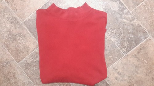 Camicia Uomo Rossa Finto Collo L/S Casual By Basic Edition Tg.M - Foto 6 di 7