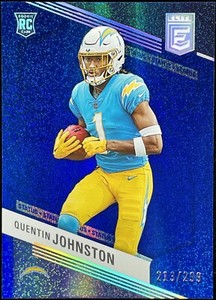 2023 Donruss Elite Quentin Johnston RC Status Sparkle /299  - Chargers