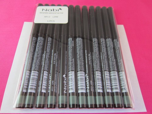 Retractable Waterproof Eyeliner 12 Liners Lot Peacock Color And More To Select - Picture 54 of 79