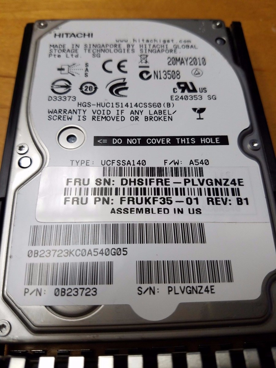 Hitachi Ultrastar C15K147 HUC151414CSS600 147GB 15K 2.5 Hitachi Ultrastar C15K147 HUC151414CSS600 147GB 15K 2.5