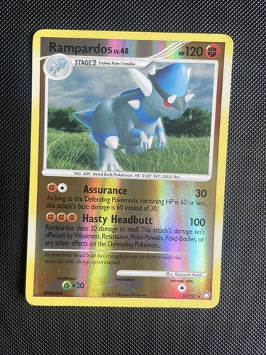 Rampardos - 33/123 - Reverse Holo - Mysteriöse Schätze - Pokemon TCG Karte LP - Bild 1 von 12